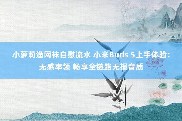 小萝莉渔网袜自慰流水 小米Buds 5上手体验：无感率领 畅享全链路无损音质