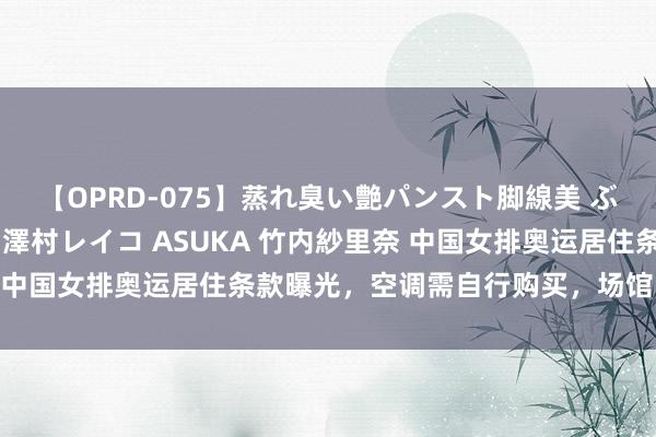 【OPRD-075】蒸れ臭い艶パンスト脚線美 ぶっかけゴックン大乱交 澤村レイコ ASUKA 竹内紗里奈 中国女排奥运居住条款曝光，空调需自行购买，场馆临时改建！