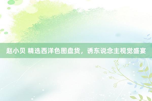 赵小贝 精选西洋色图盘货，诱东说念主视觉盛宴