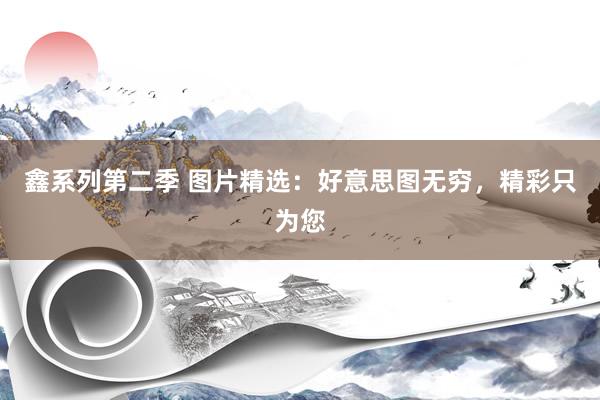 鑫系列第二季 图片精选：好意思图无穷，精彩只为您