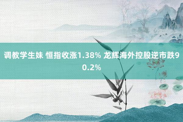 调教学生妹 恒指收涨1.38% 龙辉海外控股逆市跌90.2%