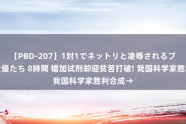 【PBD-207】1対1でネットリと凌辱されるプレミア女優たち 8時間 错加试剂却迎贫苦打破! 我国科学家胜利合成→