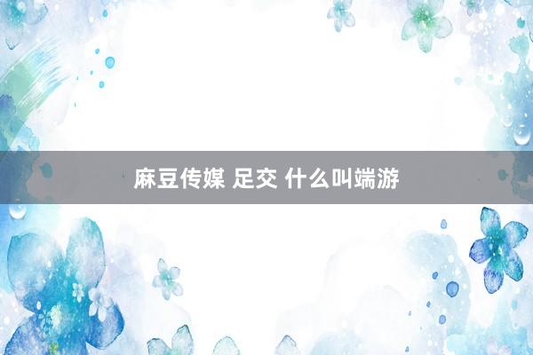 麻豆传媒 足交 什么叫端游